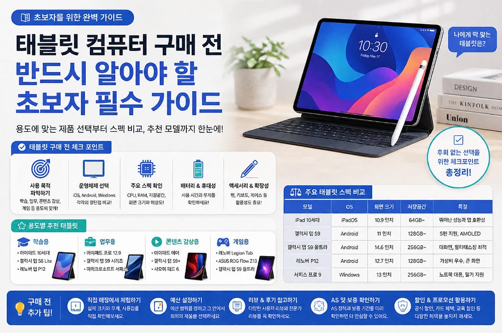 태블릿,컴퓨터,구매방법