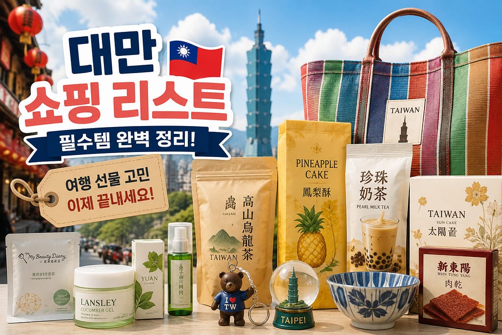 대만 쇼핑리스트
