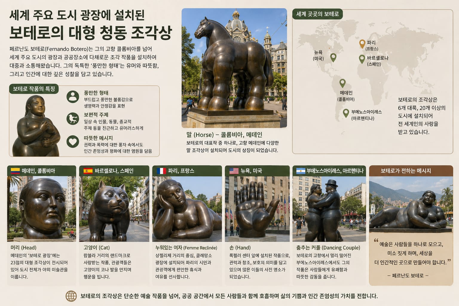페르난도 보테로의 독보적인 예술 세계와 풍만한 형태에 담긴 철학적 의미 3 보테로 작품 이미지 3